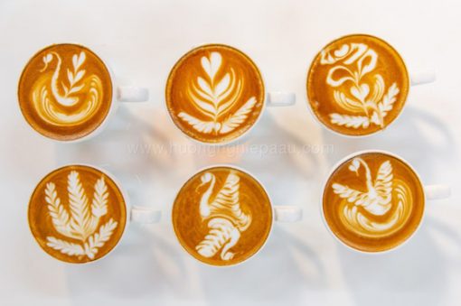 tác phẩm của nghệ nhân pha cafe