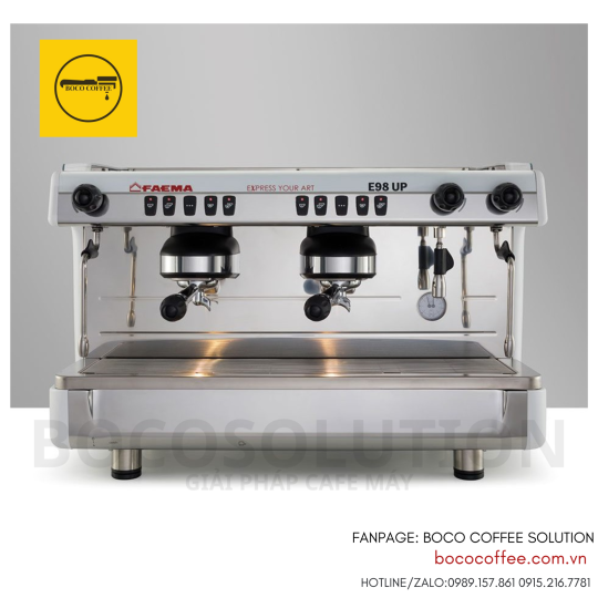 Máy pha cà phê Faema E98 UP AUTO 2 group
