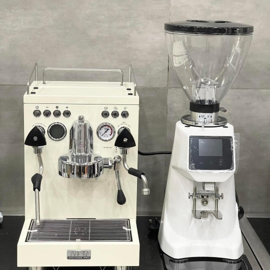 COMBO Máy Pha Cà Phê Espresso WELHOME 310 WPM - MÁY XAY AMALFI A80